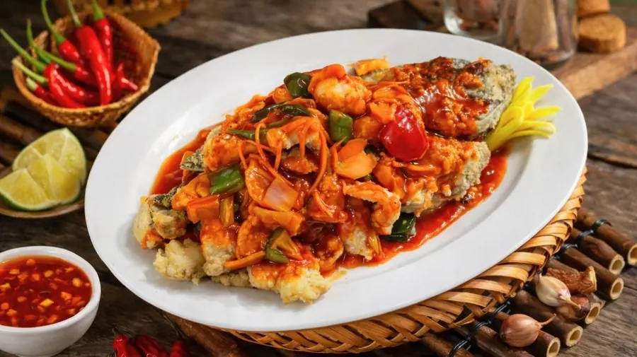 Gurame Saus Asam Manis