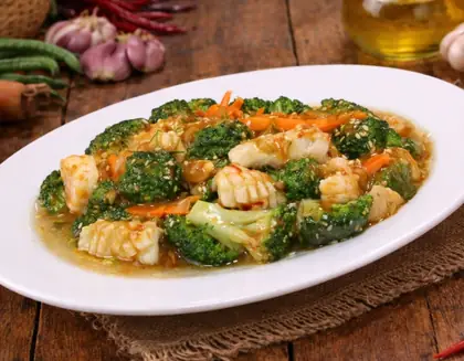 Brokoli Seafood Saus XO